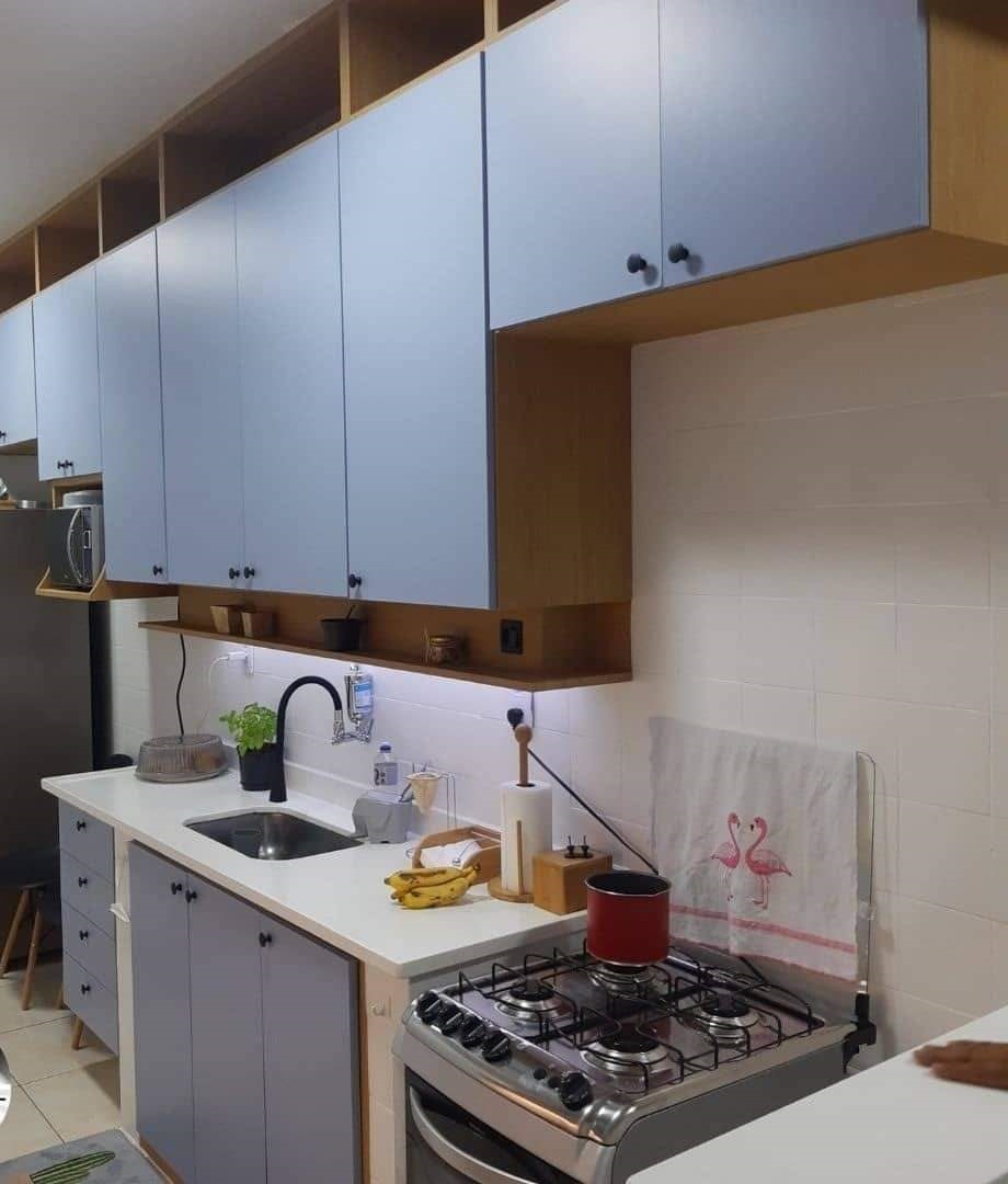 Cozinha - Azul Allure e Amadeirado - Depois.jpeg
